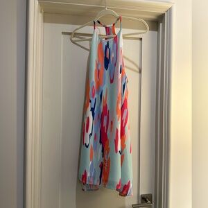 CROSBY by Mollie Burch High Neck Shift Dress